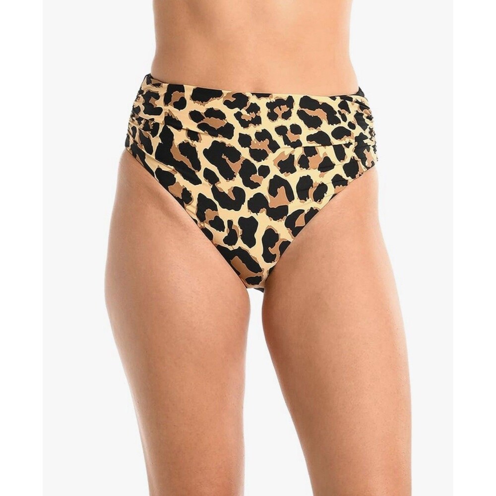La Blanca Women's Mid Waist Sash Band Swimsuit Bottom Wearable 2side, Size 4